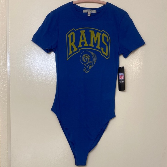NFL Tops - NFL Blue and Yellow Rams Bodysuit